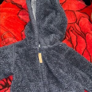 Cozy Black Fleece Hoodie